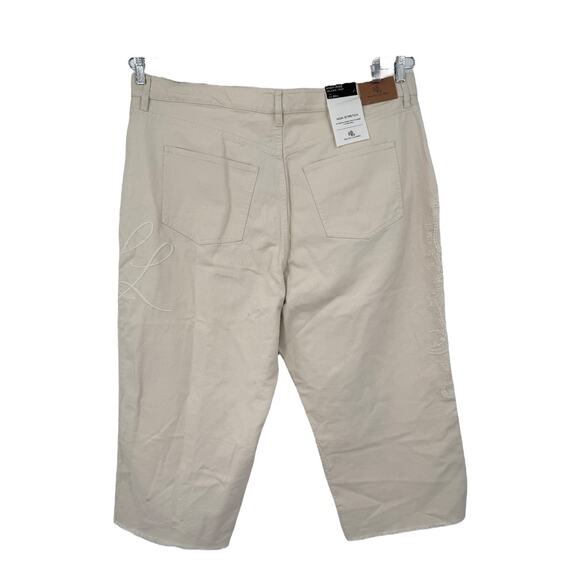 Lauren Ralph Lauren cropped straight relaxed leg jeans size 20W - Picture 5 of 10